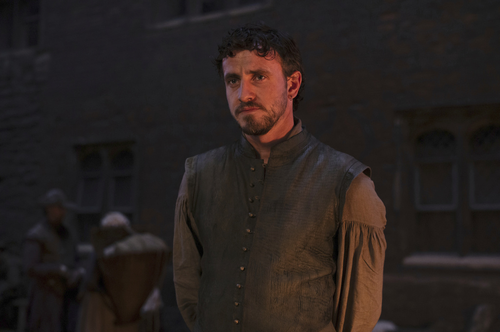 This image released by Focus Features shows Paul Mescal in a scene from "Hamnet." (Agata Grzybowska/Focus Features via AP)