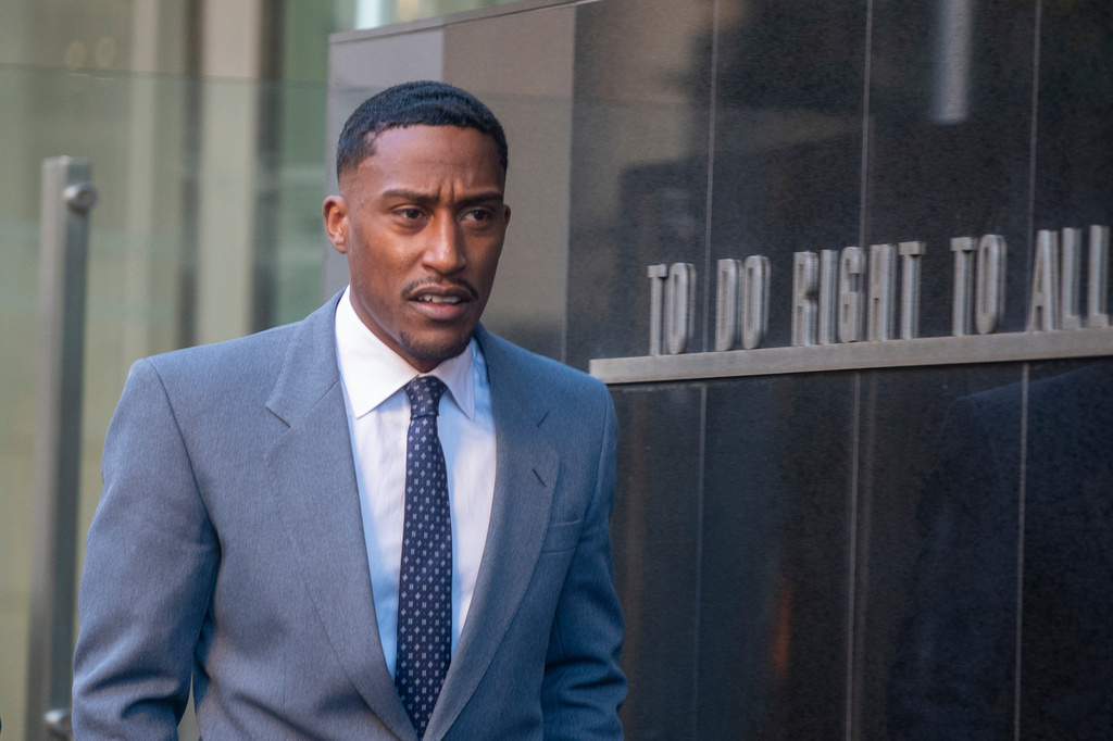 British YouTuber and rapper known as Yung Filly, whose real name is Andres Felipe Valencia Barrientos, leaves Western Australian District Court in Perth, Australia, Monday, July 27, 2026. (Aaron Bunch/AAP Image via AP)
