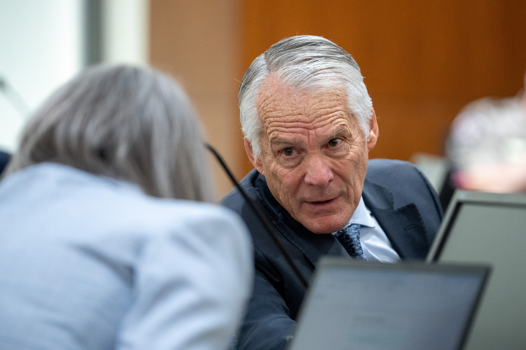 Defense attorney Michael Burt attends a hearing for Tyler Robinson, accused in the fatal shooting of Charlie Kirk, in 4th District Court in Provo, Utah, on Friday, April 17, 2026. (Trent Nelson /The Salt Lake Tribune via AP, Pool)
