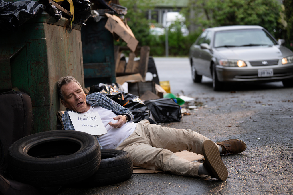 This image released by Disney shows Bryan Cranston in a scene from "Malcolm in the Middle: Life's Still Unfair." (David Bukach/Disney via AP)