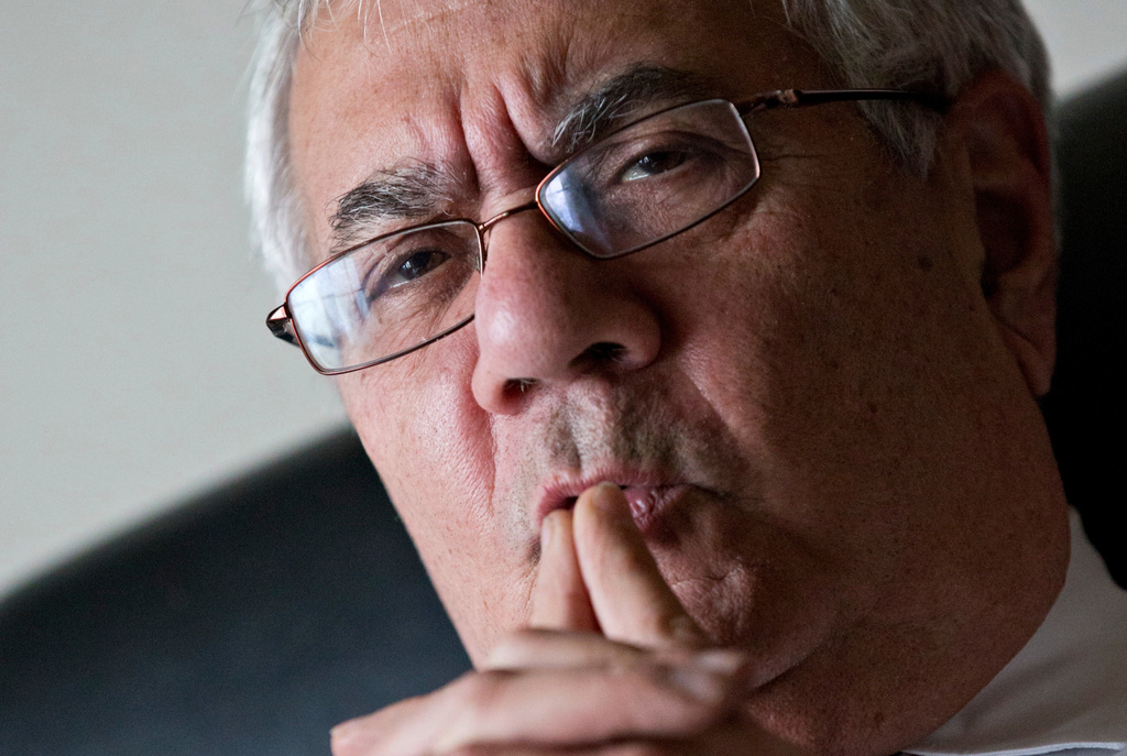 FILE - Rep. Barney Frank, D-Mass., speaks about his impending retirement during an interview with The Associated Press on Capitol Hill in Washington, Dec. 12, 2012. (AP Photo/J. Scott Applewhite, File)