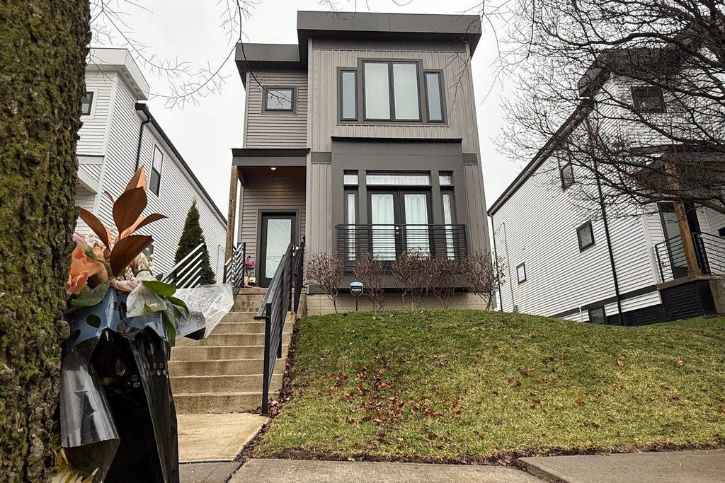 Spencer and Monique Tepe's home in Columbus, Ohio, on Tuesday, Jan. 6, 2026. (AP Photo/Patrick Aftoora-Orsagos)