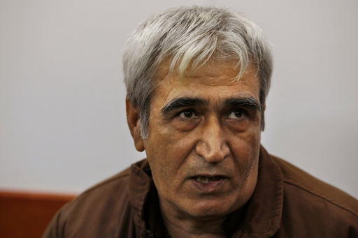 FILE - Ahmed Saadat, leader of the Popular Front for the Liberation of Palestine, is seen at the Ofer military court near the West Bank city of Ramallah, Dec. 25, 2008. (AP Photo/Dan Balilty, File) FILE - Ahmed Saadat, leader of the Popular Front for the Liberation of Palestine, is seen at the Ofer military court near the West Bank city of Ramallah, Dec. 25, 2008. (AP Photo/Dan Balilty, File)