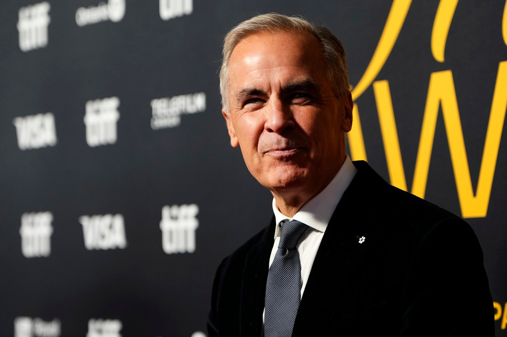 Canada Prime Minister Mark Carney arrives at the Toronto International Film Festival Tribute Awards gala in Toronto, Sunday, Sept. 13, 2026. (Chris Young/The Canadian Press via AP)