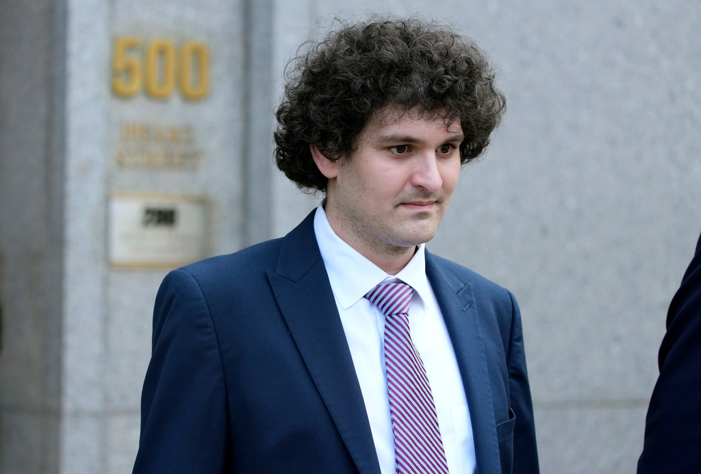 FILE - FTX founder Sam Bankman-Fried leaves Federal court on July 26, 2023, in New York. (AP Photo/Mary Altaffer, File)