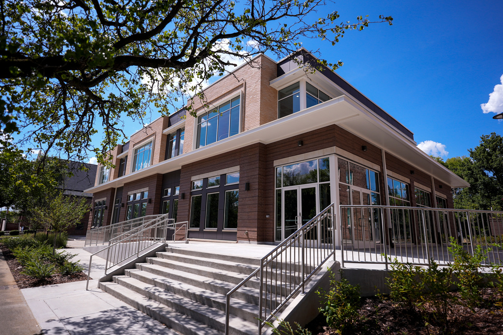 The 16th Street Education and Visitor Center is seen Wednesday, Sept. 9, 2026, in Birmingham, Ala. (AP Photo/Mike Stewart)