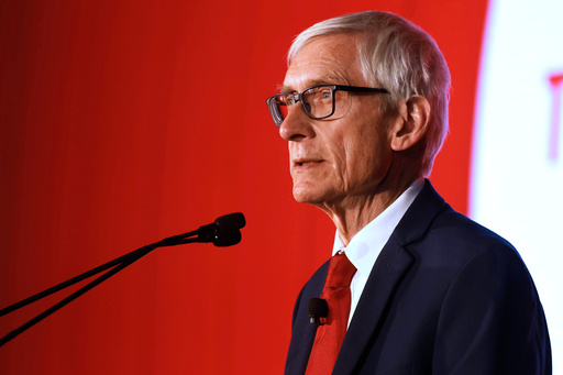 Wisconsin Gov. Tony Evers speaks in Bristol, Wis., Dec. 5, 2024. (Sean Krajacic/The Kenosha News via AP, file) Wisconsin Gov. Tony Evers speaks in Bristol, Wis., Dec. 5, 2024. (Sean Krajacic/The Kenosha News via AP, file)