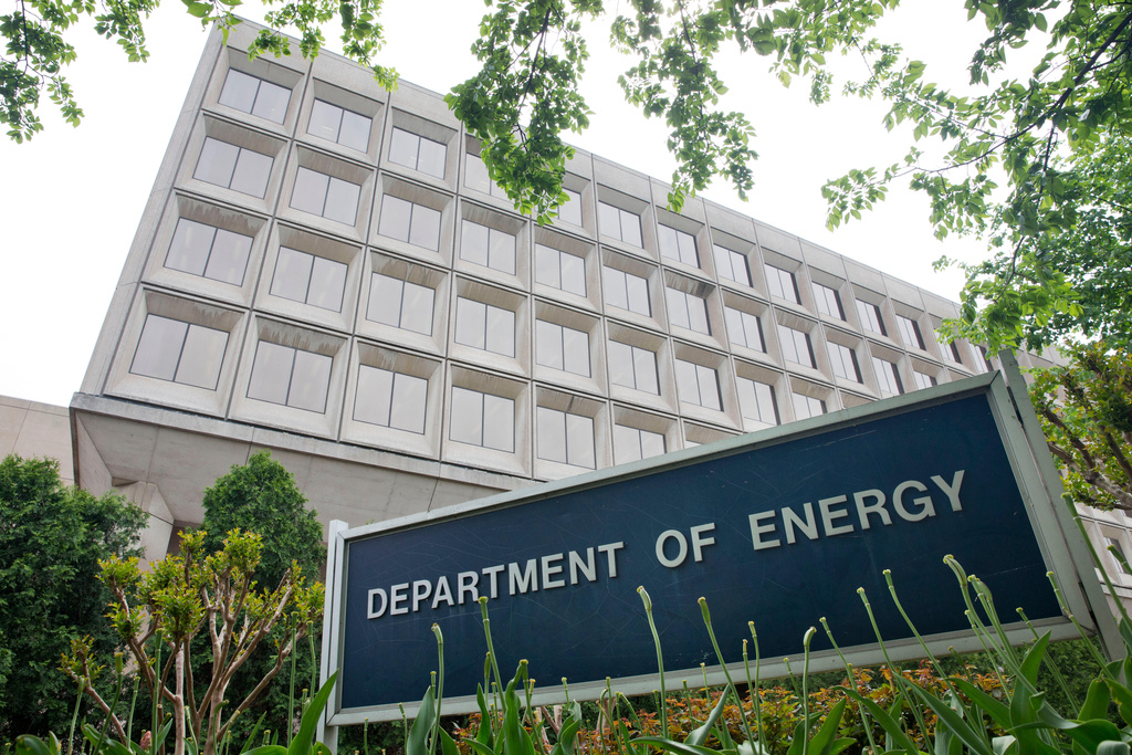 FILE - The Department of Energy in Washington, May 1, 2015. (AP Photo/Jacquelyn Martin, File)