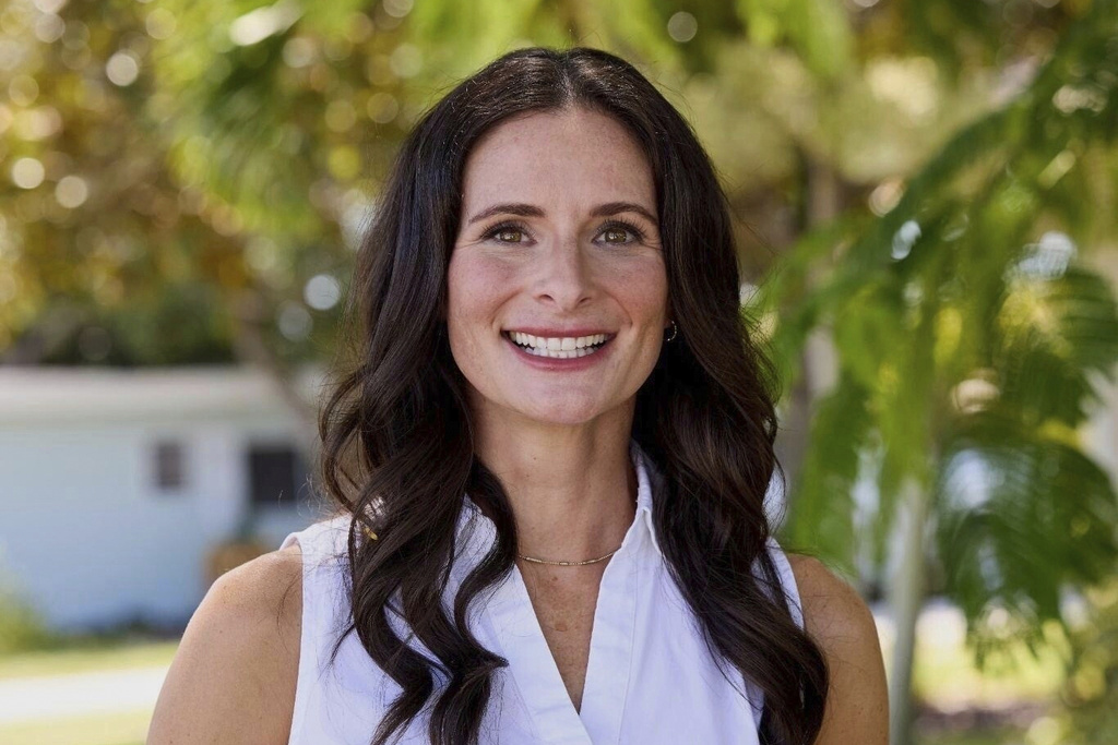 This undated photo provided by Jennifer Jenkins campaign shows Jennifer Jenkins, a Democratic candidate for the U.S. Senate in Florida, posing for a portrait. (Courtesy Jennifer Jenkins Campaign via AP)
