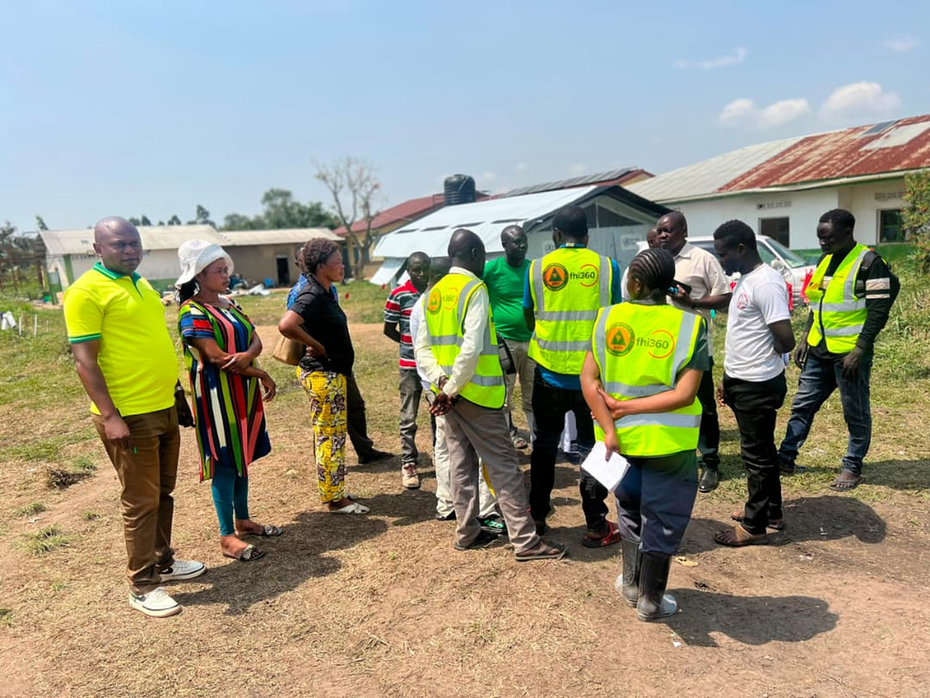 Workers at an Ebola treatment center go on strike over unpaid salaries and bonuses at Rwampara General Hospital, in Ituri, northeastern Congo, Monday, July 13, 2026, (AP Photo/Prosper Heri Ngorora)