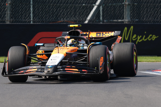 McLaren driver Patricio O'Ward, of Mexico, steers his car during a practice session ahead of the Formula One Mexico Grand Prix auto race at Hermanos Rodriguez race track in Mexico City, Friday, Oct. 24, 2025. (AP Photo/Moises Castillo) McLaren driver Patricio O'Ward, of Mexico, steers his car during a practice session ahead of the Formula One Mexico Grand Prix auto race at Hermanos Rodriguez race track in Mexico City, Friday, Oct. 24, 2025. (AP Photo/Moises Castillo)