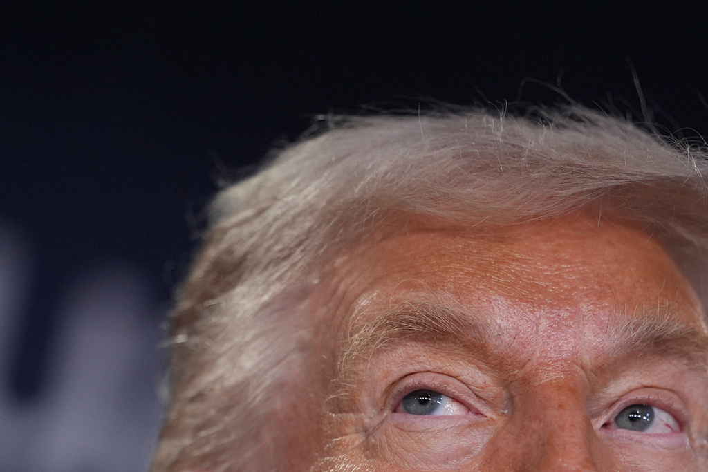President Donald Trump speaks during a meeting of Global Business Leaders at the Annual Meeting of the World Economic Forum in Davos, Switzerland, Wednesday, Jan. 21, 2026. (AP Photo/Evan Vucci)