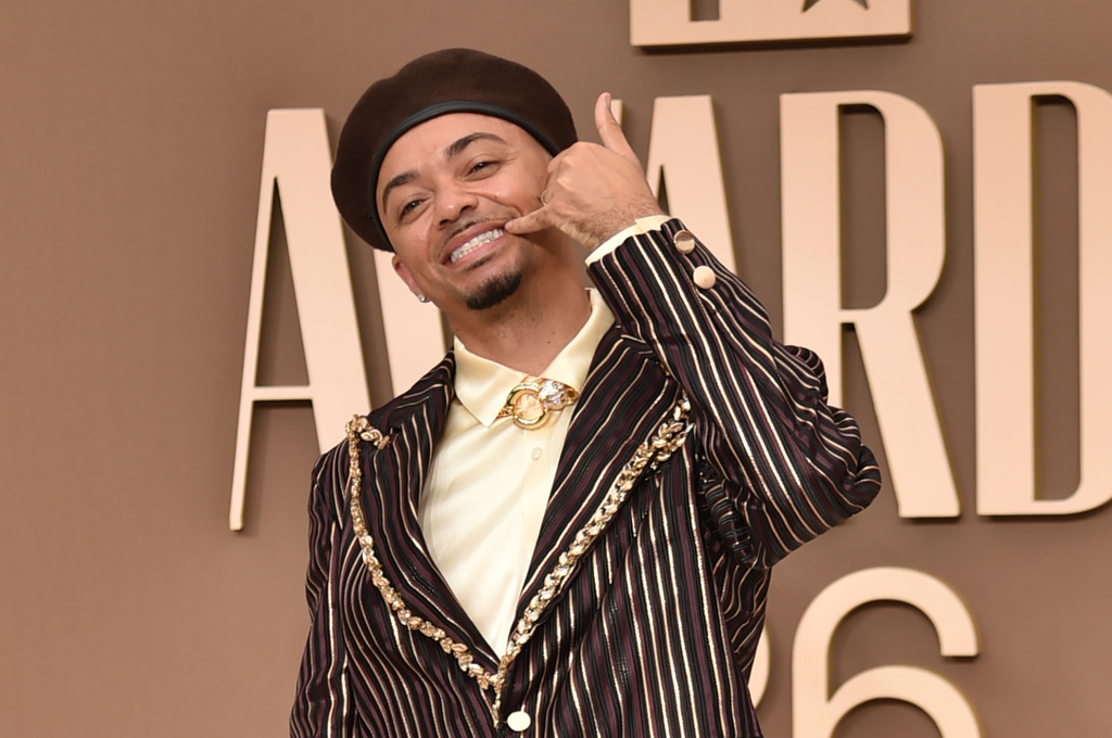 Miles Minnick arrives at the BET Awards on Sunday, June 28, 2026, at the Peacock Theater in Los Angeles. (Photo by Richard Shotwell/Invision/AP)