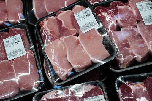 Pork chops are on display at a Sam's Club, Wednesday, Sept. 24, 2025, in Bentonville, Ark. (AP Photo/Charlie Riedel) Pork chops are on display at a Sam's Club, Wednesday, Sept. 24, 2025, in Bentonville, Ark. (AP Photo/Charlie Riedel)