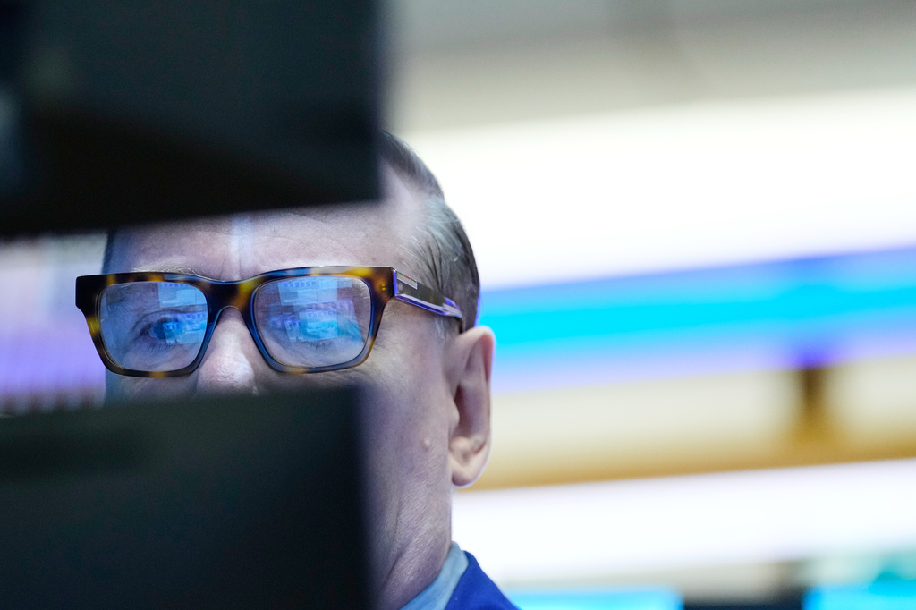 Patrick King works on the floor at the New York Stock Exchange in New York, Monday, Sept. 14, 2026. (AP Photo/Seth Wenig)