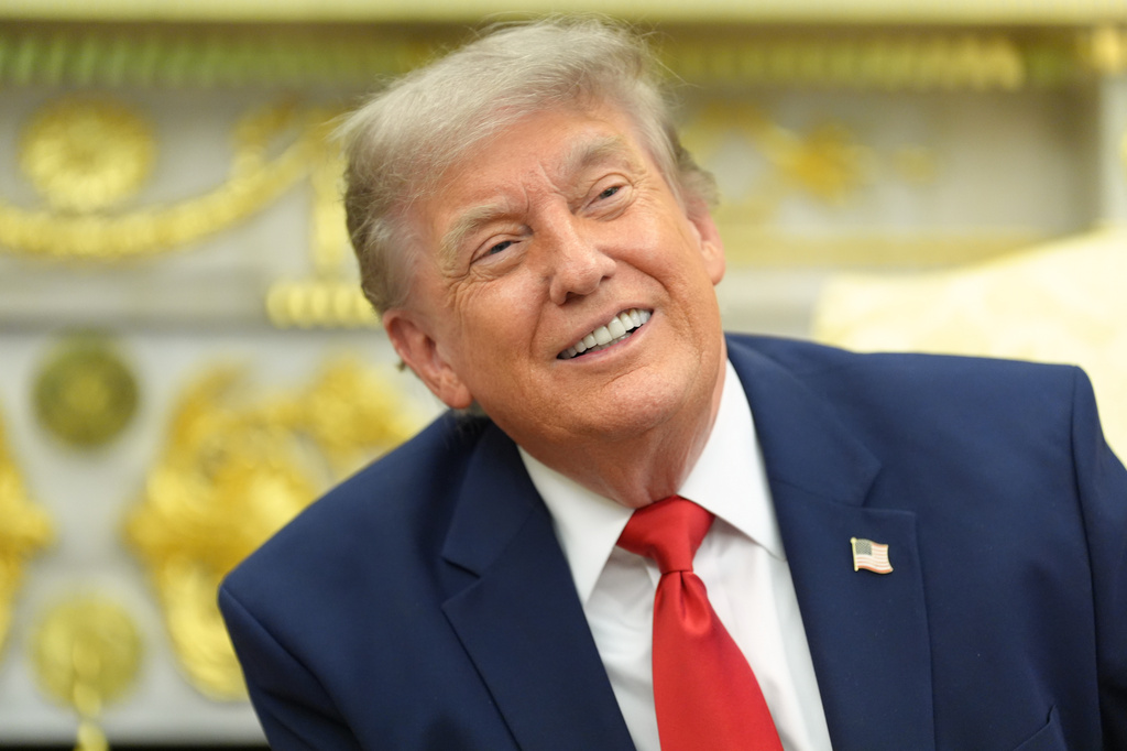 President Donald Trump meets with NATO Secretary General Mark Rutte in the Oval Office at the White House, Wednesday, June 24, 2026, in Washington. (AP Photo/Jacquelyn Martin)