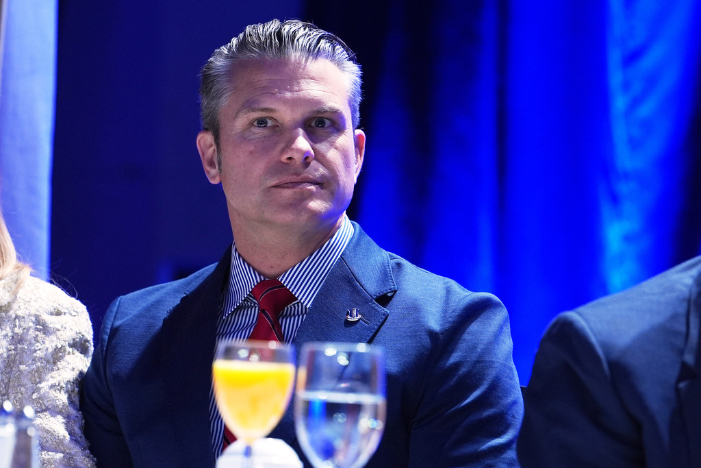 Defense Secretary Pete Hegseth, attends the National Prayer Breakfast, Thursday, Feb. 5, 2026, in Washington. (AP Photo/Evan Vucci)