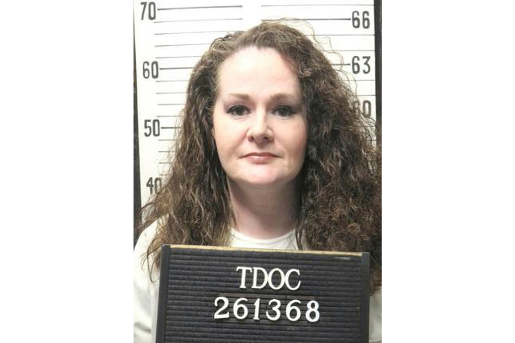 FILE- This photo provided by the Tennessee Department of Correction shows Christa Pike on Jan. 12, 2023. (TDOC via AP)