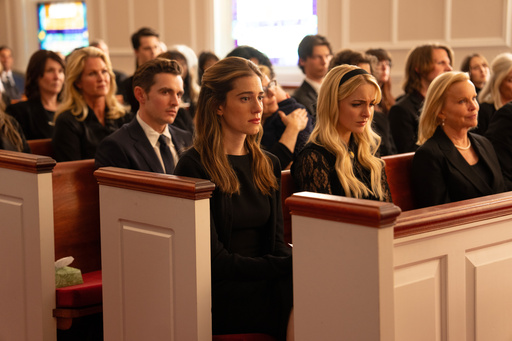 This image released by Paramount Pictures shows Dave Franco, foreground from left, Allison Williams, and McKenna Grace in a scene from "Regretting You." (Jessica Miglio/Paramount Pictures via AP) This image released by Paramount Pictures shows Dave Franco, foreground from left, Allison Williams, and McKenna Grace in a scene from "Regretting You." (Jessica Miglio/Paramount Pictures via AP)