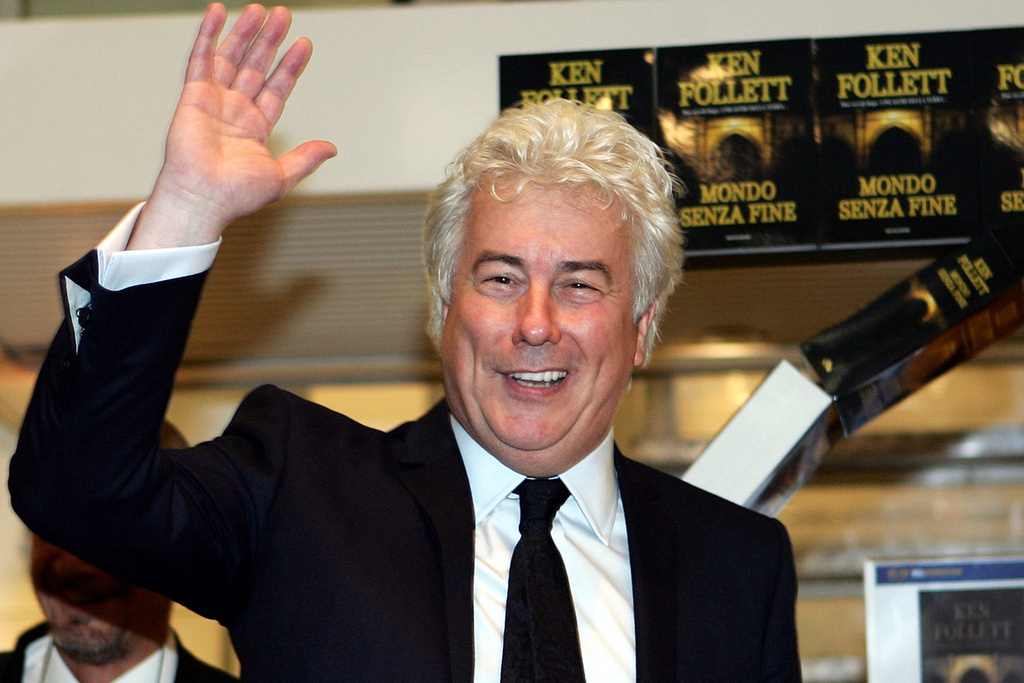 FILE - British author Ken Follett appears at a book event for "World Without End" in Rome on Sept. 18, 2007. (AP Photo/Stefano Massimo, File)