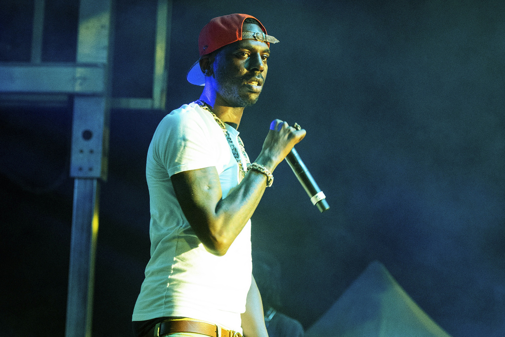 FILE - Young Dolph performs at The Parking Lot Concert in Atlanta on Aug. 23, 2020. (Photo by Paul R. Giunta/Invision/AP, File)