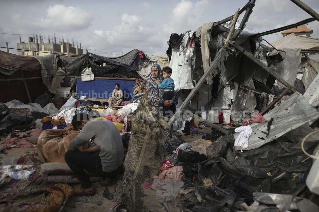 Israeli strikes kill at least 37 Palestinians, most in tents, near Gaza
