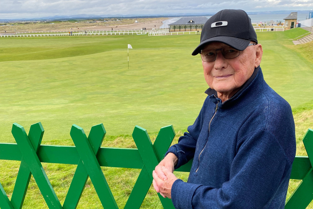 This undated image provided by the Tolkan family shows actor James Tolkan. (Tolkan Family via AP)