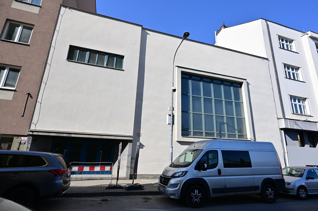 The Agudas Achim Synagogue is pictured in Brno, Czech Republic, Tuesday, April 28, 2026. (Vaclav Salek/CTK via AP)