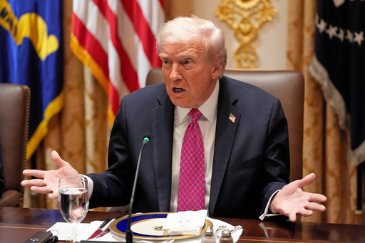 President Donald Trump speaks before a lunch with Ukraine's President Volodymyr Zelenskyy in the Cabinet Room of the White House, Friday, Oct. 17, 2025, in Washington. (AP Photo/Alex Brandon) President Donald Trump speaks before a lunch with Ukraine's President Volodymyr Zelenskyy in the Cabinet Room of the White House, Friday, Oct. 17, 2025, in Washington. (AP Photo/Alex Brandon)