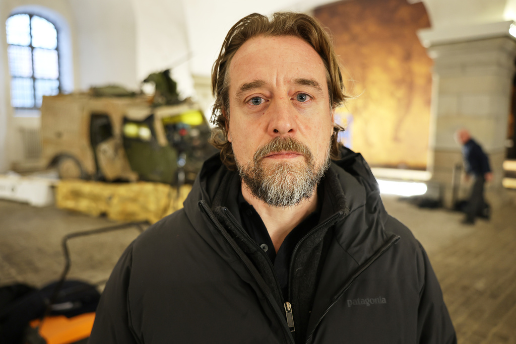 Former Platoon Leader Martin Tamm Andersen poses for a photo at the danish War Museum in Copenhagen, Denmark, Tuesday, Jan. 13, 2025. (AP Photo/Anders Garde Kongshaug)
