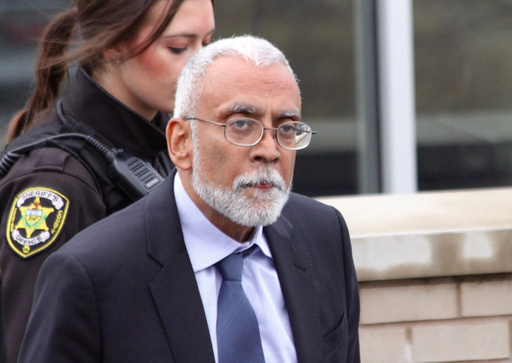 Subramanyam “Subu” Vedam walks outside the Centre County Courthouse in Bellefonte, Pa, on Feb. 6, 2025, during a hearing over new evidence uncovered in his 1983 murder case. (Geoff Rushton/StateCollege.com via AP) Subramanyam “Subu” Vedam walks outside the Centre County Courthouse in Bellefonte, Pa, on Feb. 6, 2025, during a hearing over new evidence uncovered in his 1983 murder case. (Geoff Rushton/StateCollege.com via AP)
