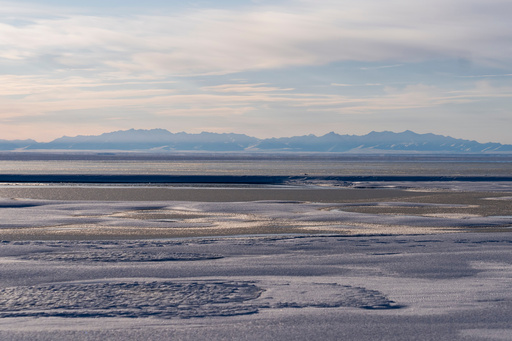 FILE - The Kaktovik Lagoon and the Brooks Range mountains of the Arctic National Wildlife Refuge are seen in Kaktovik, Alaska, Oct. 15, 2024. (AP Photo/Lindsey Wasson, File) FILE - The Kaktovik Lagoon and the Brooks Range mountains of the Arctic National Wildlife Refuge are seen in Kaktovik, Alaska, Oct. 15, 2024. (AP Photo/Lindsey Wasson, File)