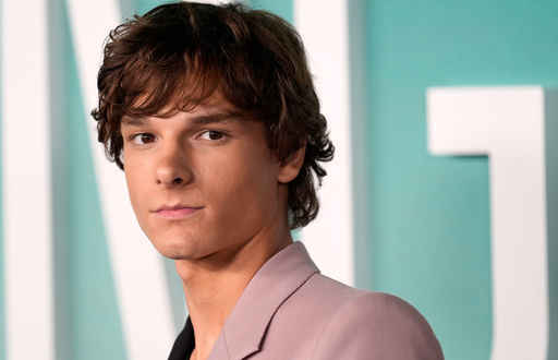 Mason Thames, a cast member in "Regretting You," poses for a photo at the premiere of the film on Monday, Oct. 20, 2025, at Paramount Theater in Los Angeles. (AP Photo/Chris Pizzello) Mason Thames, a cast member in "Regretting You," poses for a photo at the premiere of the film on Monday, Oct. 20, 2025, at Paramount Theater in Los Angeles. (AP Photo/Chris Pizzello)