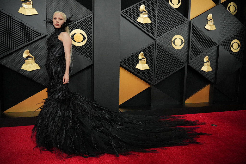 FILE - Lady Gaga arrives at the 68th annual Grammy Awards on Sunday, Feb. 1, 2026, in Los Angeles. (Photo by Jordan Strauss/Invision/AP, File)