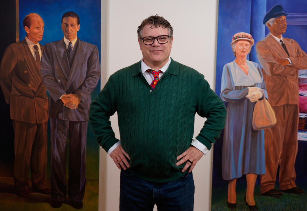 SAG-AFTRA president Sean Astin poses for a portrait at his office in Los Angeles on Dec. 19, 2025. (AP Photo/Chris Pizzello)