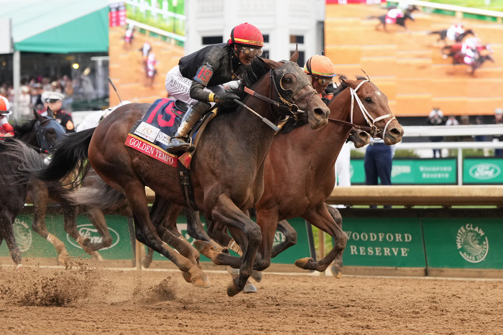 Cherie DeVaux must decide if Golden Tempo will run Preakness for a shot at the Triple Crown