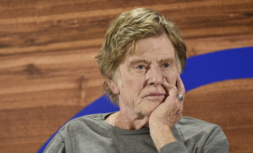 FILE - Sundance Institute founder Robert Redford looks on during the opening day press conference at the 2018 Sundance Film Festival on Jan. 18, 2018, in Park City, Utah. (Photo by Chris Pizzello/Invision/AP, File)