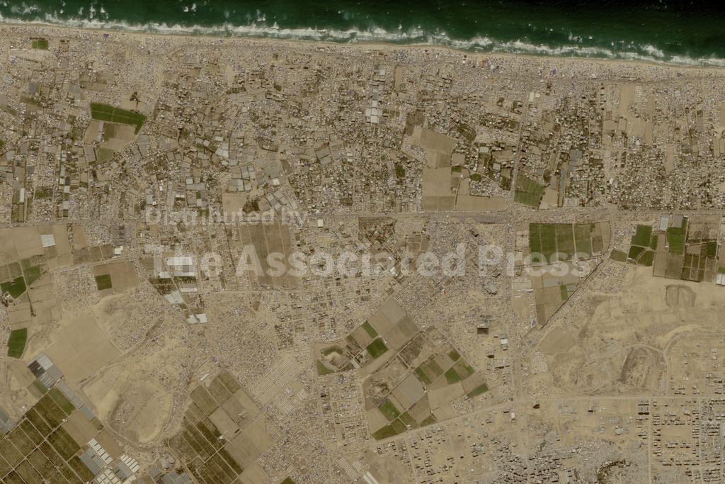 Israeli strikes kill at least 37 Palestinians, most in tents, near Gaza