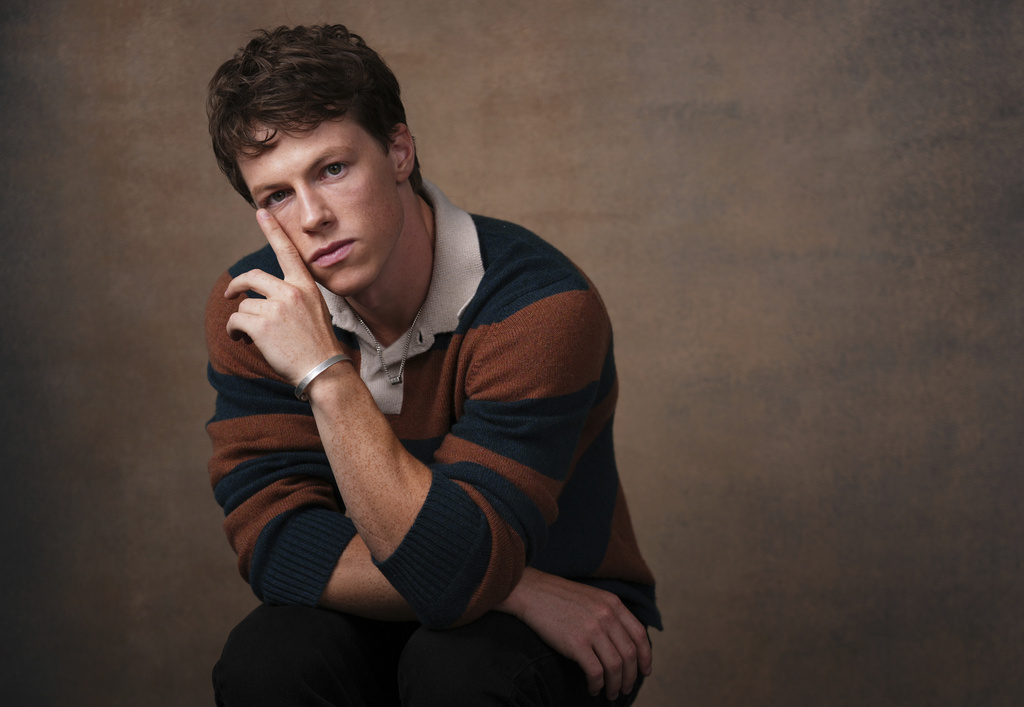 Milo Callaghan poses for a portrait to promote the television series "The Rainmaker" on Thursday, Aug. 14, 2025, in Los Angeles. (AP Photo/Chris Pizzello)