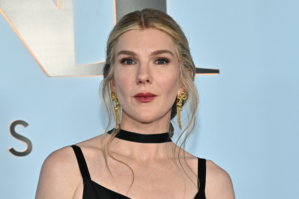 Lily Rabe arrives at the 79th Tony Awards on Sunday, June 7, 2026, at Radio City Music Hall in New York. (Photo by Evan Agostini/Invision/AP)