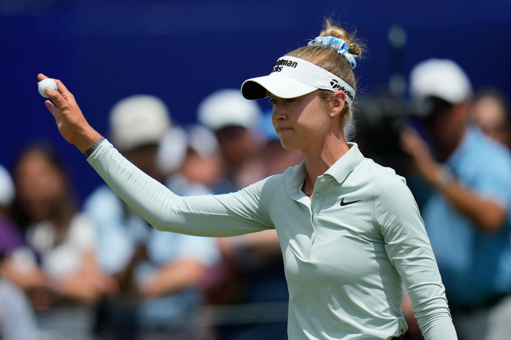 Nelly Korda soaks up fan support and shrugs off late mistake, after 2-under  70 to start Women's PGA - Daily Independent