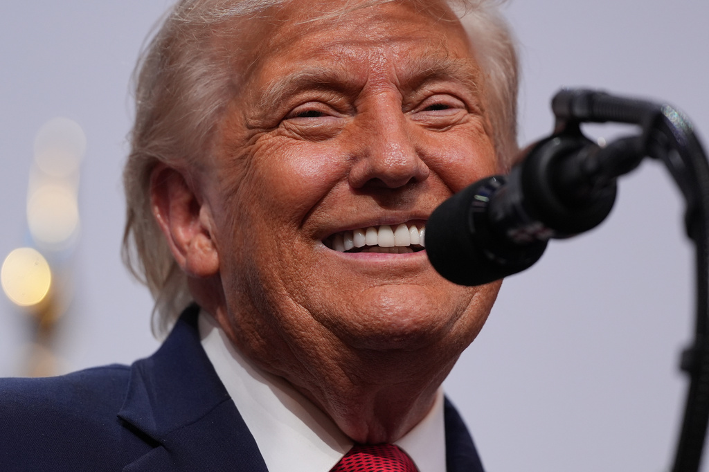 U.S. President Donald Trump speaks during a news conference at the G7 summit, Wednesday, June 17, 2026, in Evian-les-Bains, France. (AP Photo/Julia Demaree Nikhinson)
