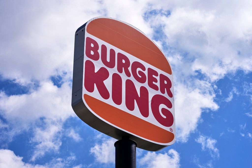FILE - This is the sign outside a Burger King in Erie, Pa., on Monday, Sept. 8, 2025. (AP Photo/Gene J. Puskar, File)