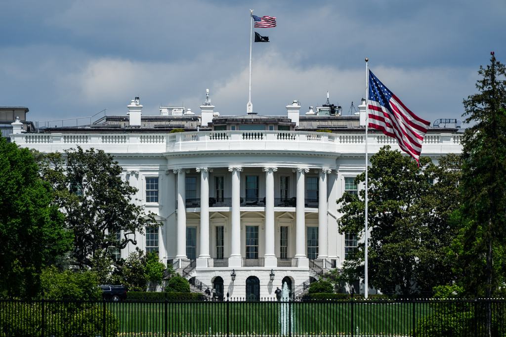 The White House is seen, April 20, 2026, in Washington. (AP Photo/Julia Demaree Nikhinson, File)