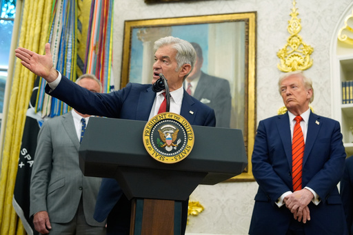 President Donald Trump listens as Centers for Medicare & Medicaid Services administrator Dr. Mehmet Oz speaks in the Oval Office of the White House, Friday, Oct. 10, 2025, in Washington. (AP Photo/Alex Brandon) President Donald Trump listens as Centers for Medicare & Medicaid Services administrator Dr. Mehmet Oz speaks in the Oval Office of the White House, Friday, Oct. 10, 2025, in Washington. (AP Photo/Alex Brandon)