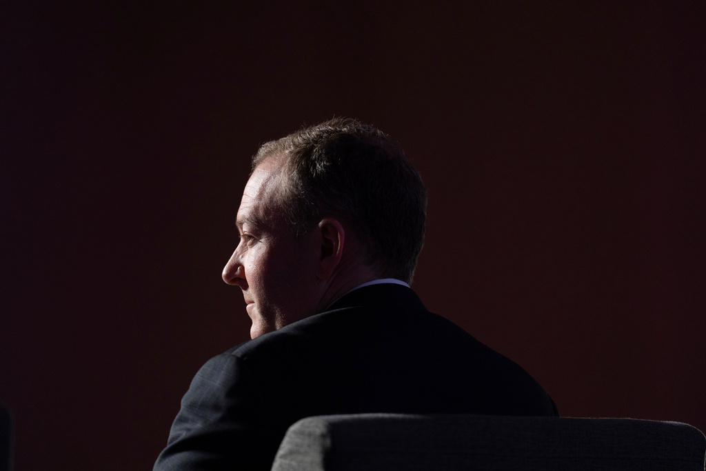 FILE - Environmental Protection Agency Administrator Lee Zeldin listens during the annual Alaska Sustainable Energy Conference on June 3, 2025, in Anchorage, Alaska. (AP Photo/Jenny Kane, File)