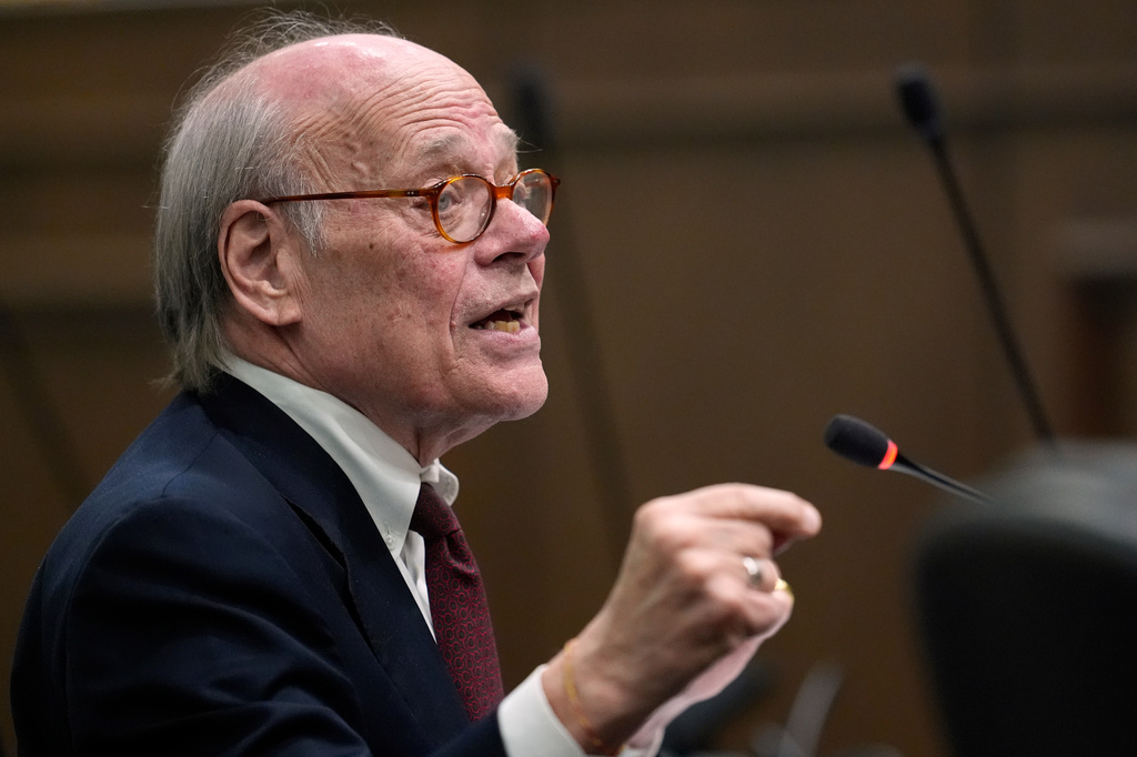 Rep. Steve Cohen, D-Tenn., of Memphis, testifies before a Senate Judiciary committee during a special session of the state legislature to redraw U.S. Congressional voting maps Wednesday, May 6, 2026, in Nashville, Tenn. (AP Photo/George Walker IV)