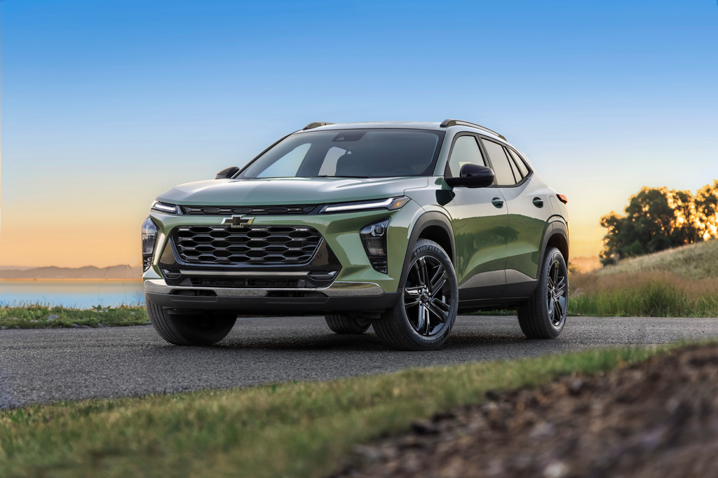 This photo provided by Chevrolet shows the 2026 Trax. The Trax is one of the most affordable SUVs on sale today, and you won't have to sacrifice as much as that price suggests. (Courtesy of General Motors via AP)