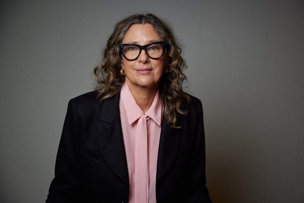 Rebecca Miller poses for a portrait on Thursday, Oct. 9, 2025, in New York. (Photo by Matt Licari/Invision/AP)