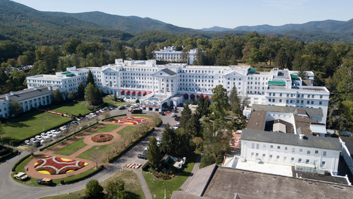 FILE - The Greenbrier resort, established in 1778, is seen here in White Sulphur Springs, W.Va., Sept. 15, 2019. (AP Photo/Steve Helber, File) FILE - The Greenbrier resort, established in 1778, is seen here in White Sulphur Springs, W.Va., Sept. 15, 2019. (AP Photo/Steve Helber, File)